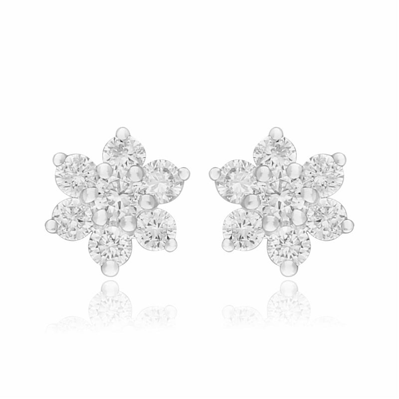 Frosted Prime Lab Grown Diamond Earrings