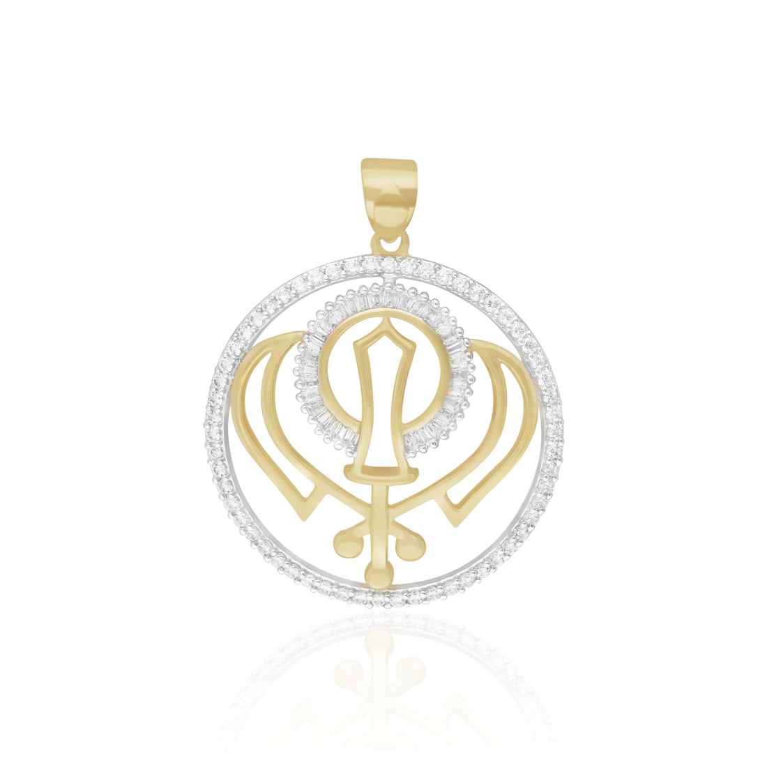 Eternal Khalsa Lab Grown Diamond Pendant