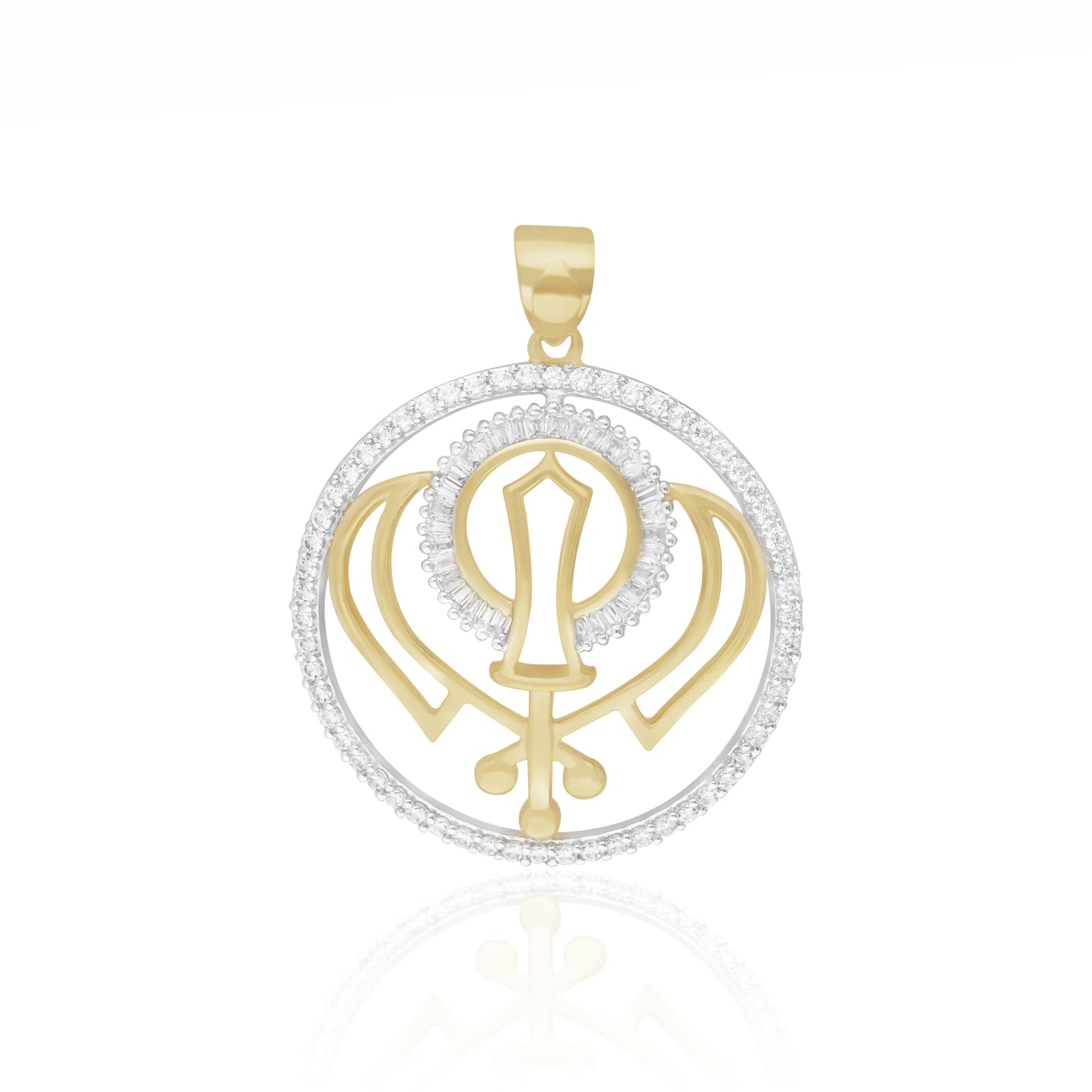 Eternal Khalsa Lab Grown Diamond Pendant