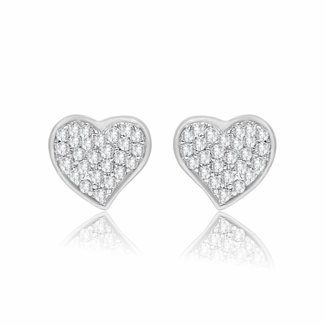 Dazzle Heart Lab Grown Diamond Earrings