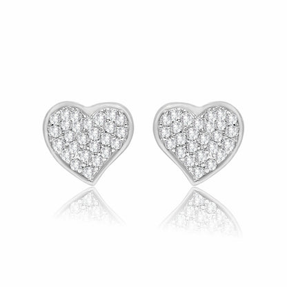 Dazzle Heart Lab Grown Diamond Earrings