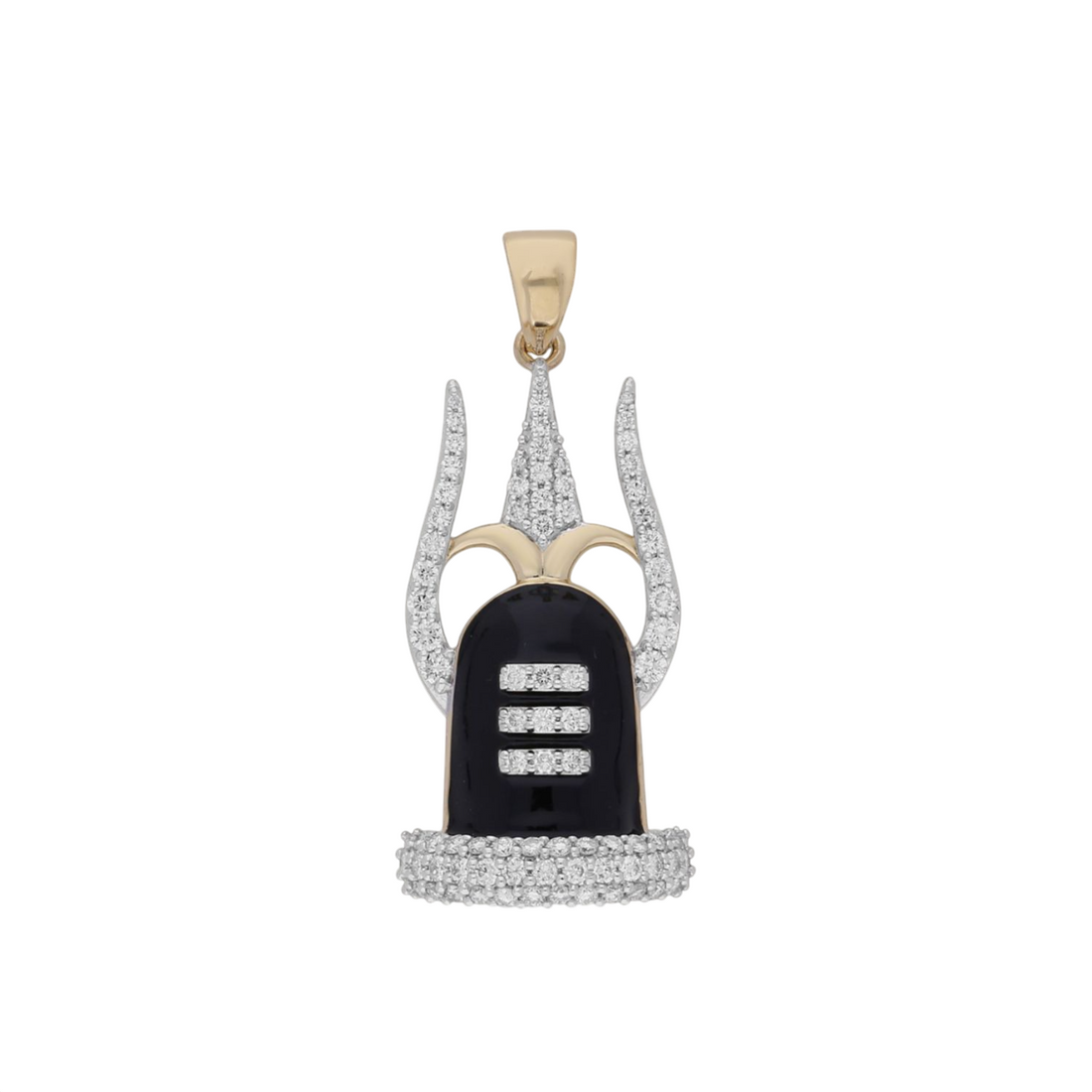 Trishul Lingam Lab Grown Diamond Pendant
