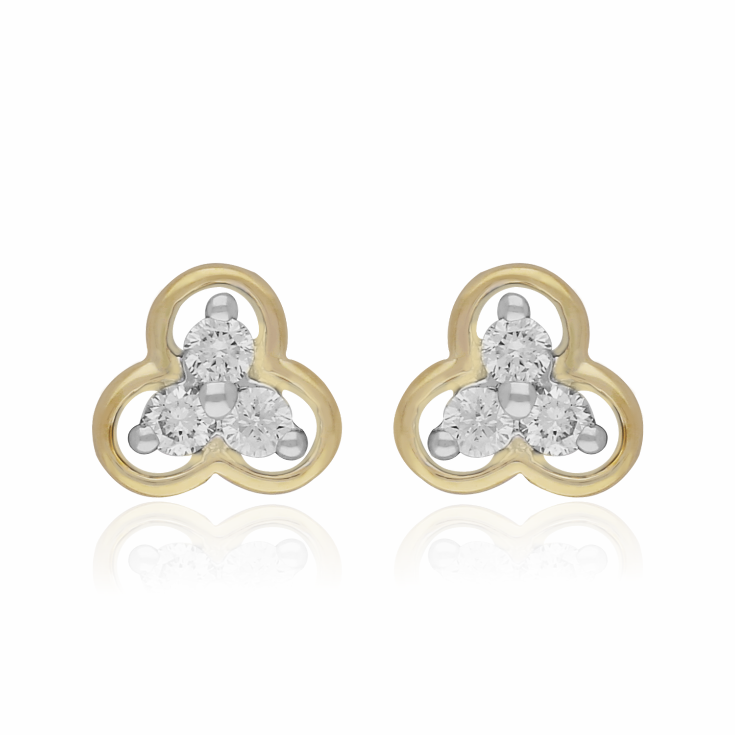 Trifecta Lab Grown Diamond Earrings