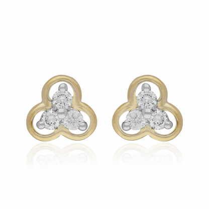 Trifecta Lab Grown Diamond Earrings