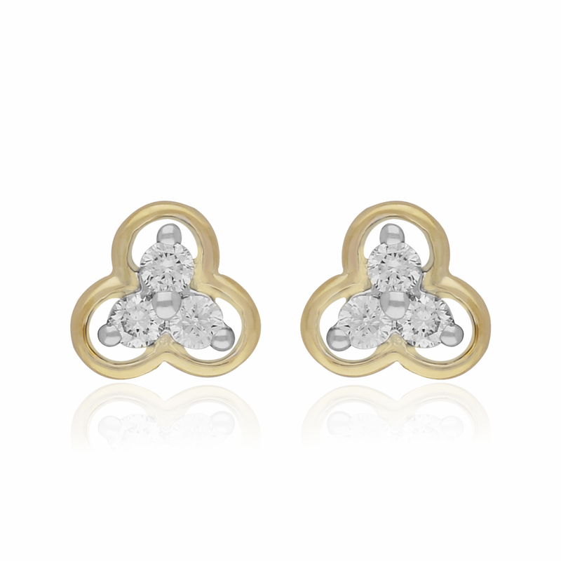 Trifecta Lab Grown Diamond Earrings