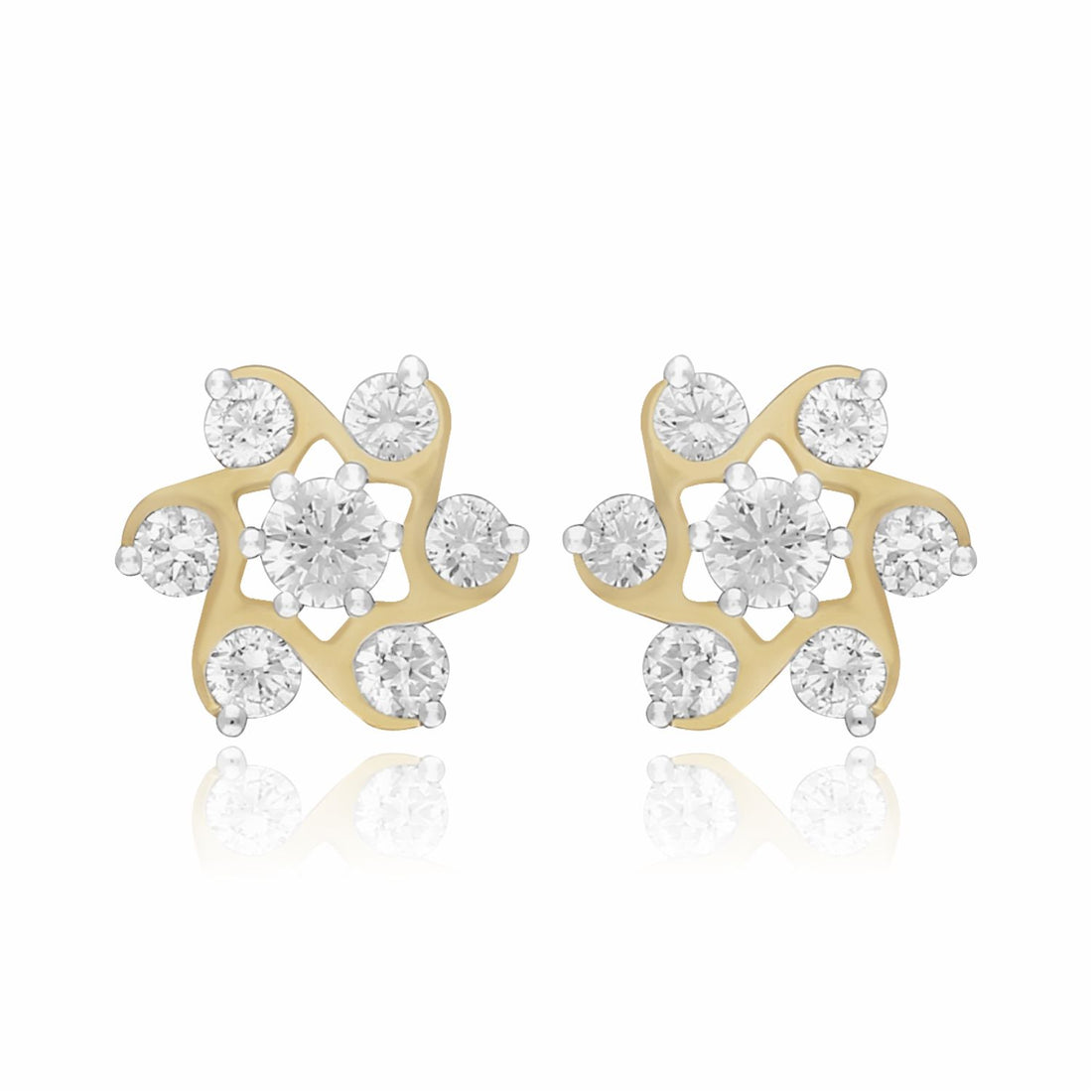 Morning Glory Lab Grown Diamond Earring