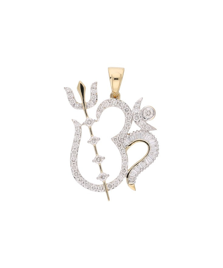 Divine Om Radiance Lab Grown Diamond Pendant
