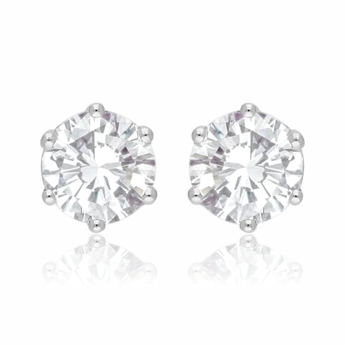 Radiant Point Solitaire Lab Grown Diamond Earring