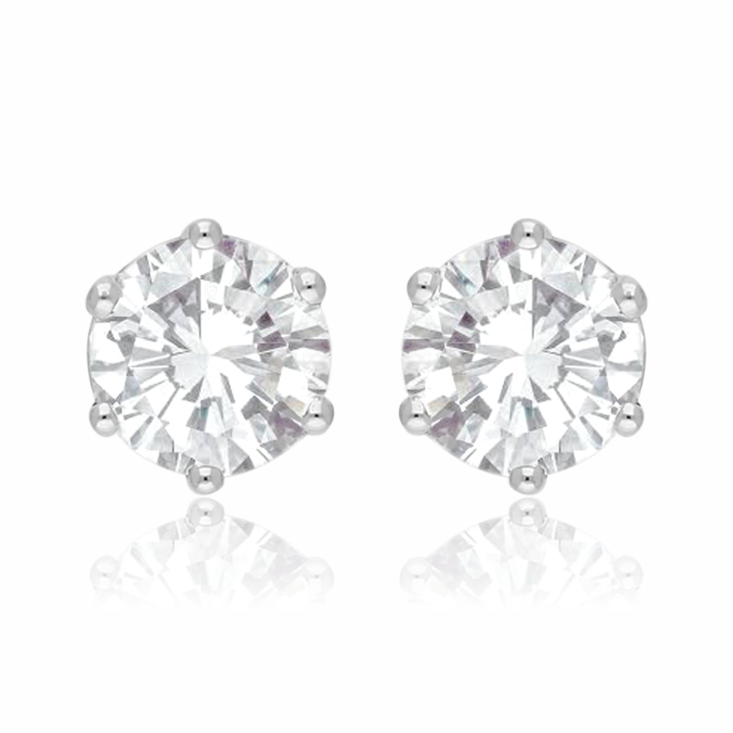 Radiant Point Solitaire Lab Grown Diamond Earring