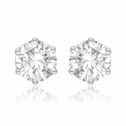Radiant Point Solitaire Lab Grown Diamond Earring