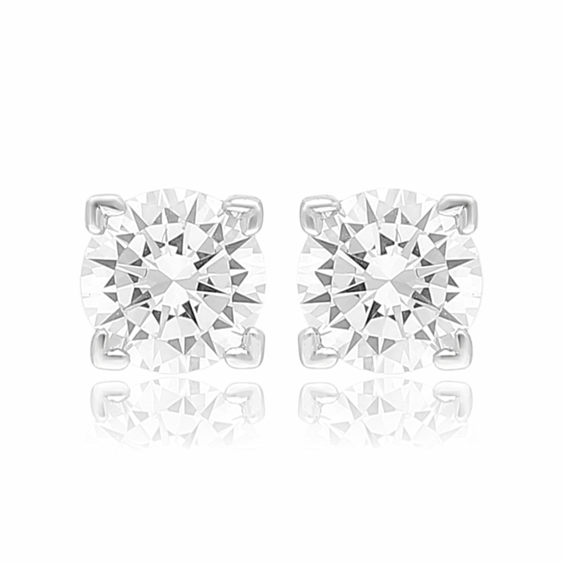Endless Light Solitaire Lab Grown Diamond Earring
