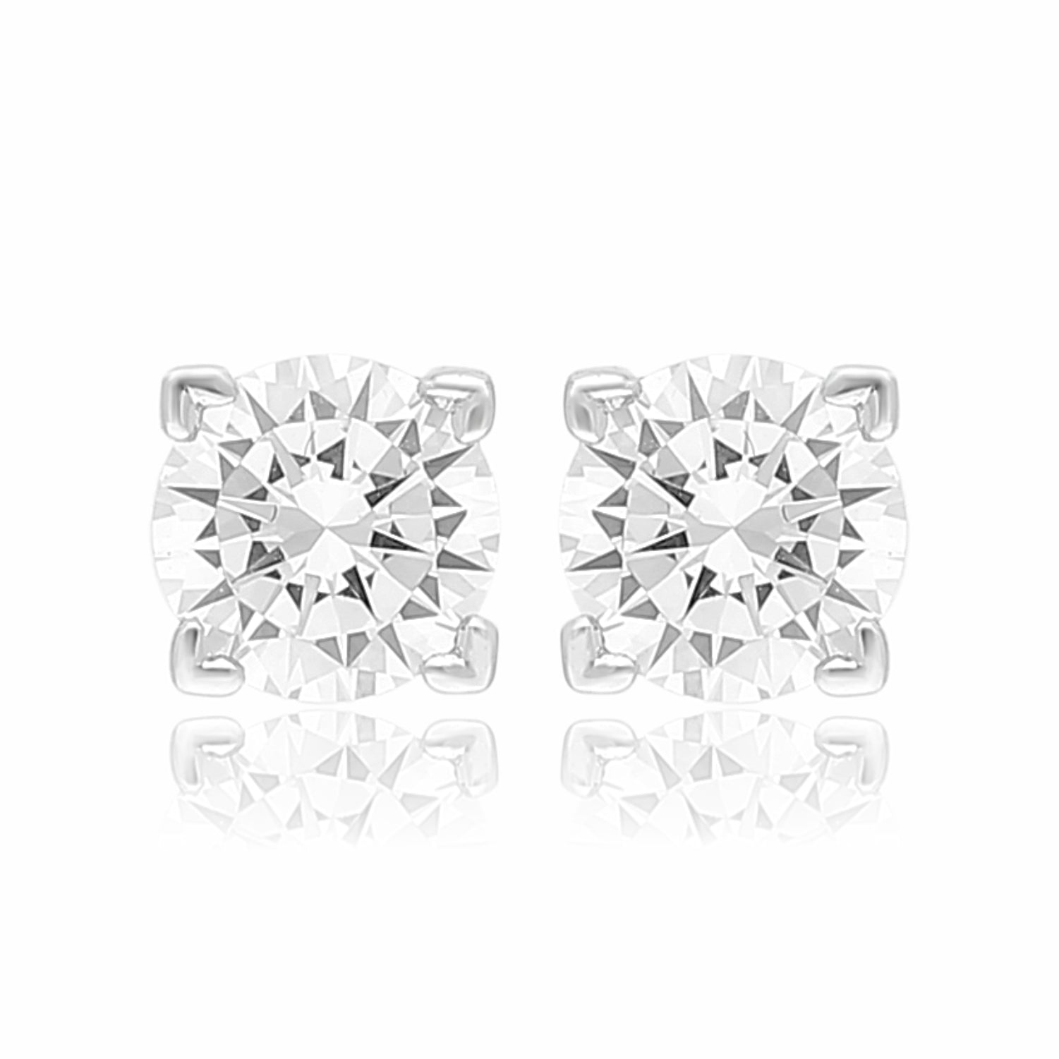 Endless Light Solitaire Lab Grown Diamond Earring