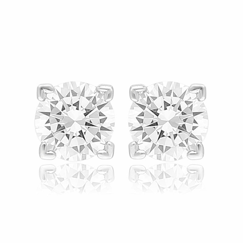 Endless Light Solitaire Lab Grown Diamond Earring