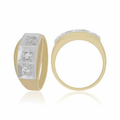 Legacy Triad Lab Grown Diamond Ring