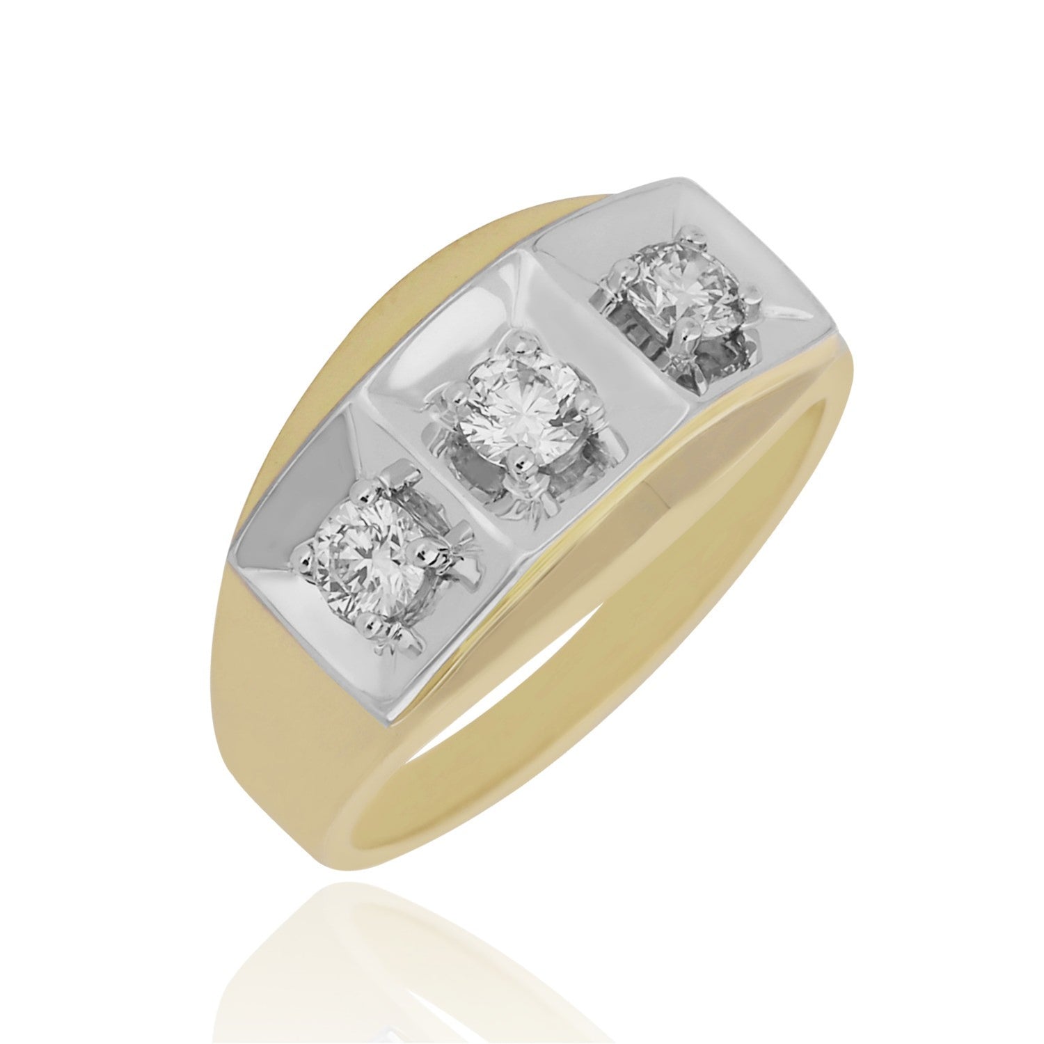 Legacy Triad Lab Grown Diamond Ring