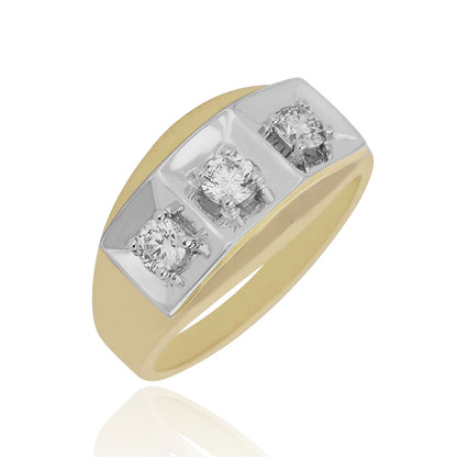Legacy Triad Lab Grown Diamond Ring