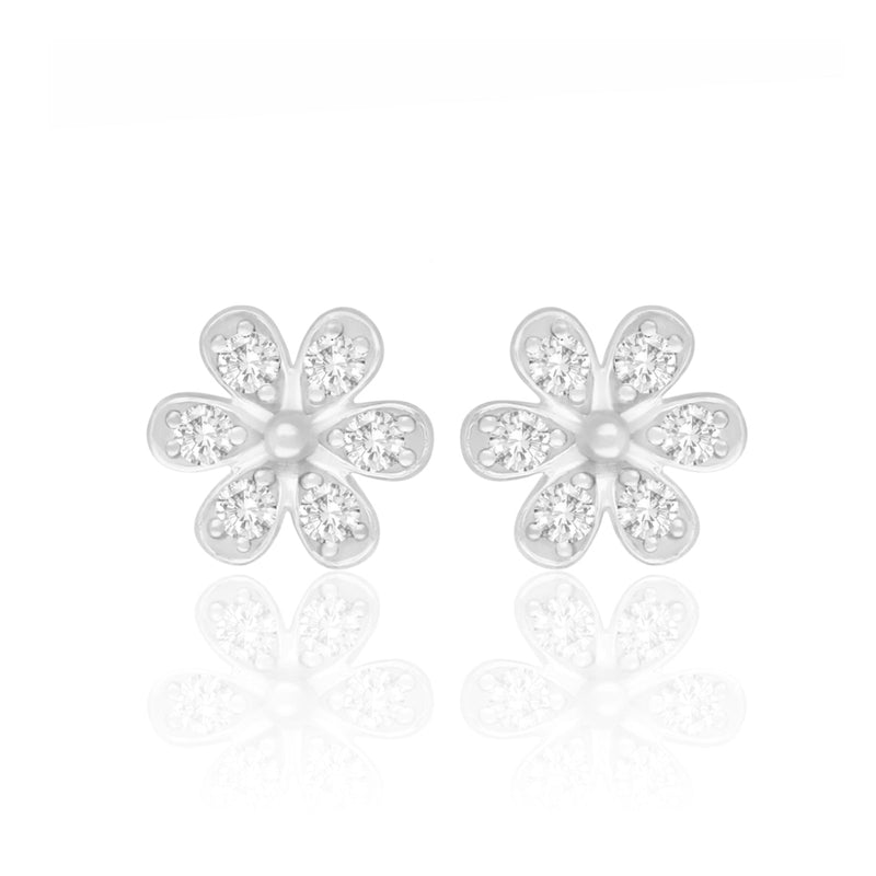 Starlight Petal Lab Grown Diamond Earrings
