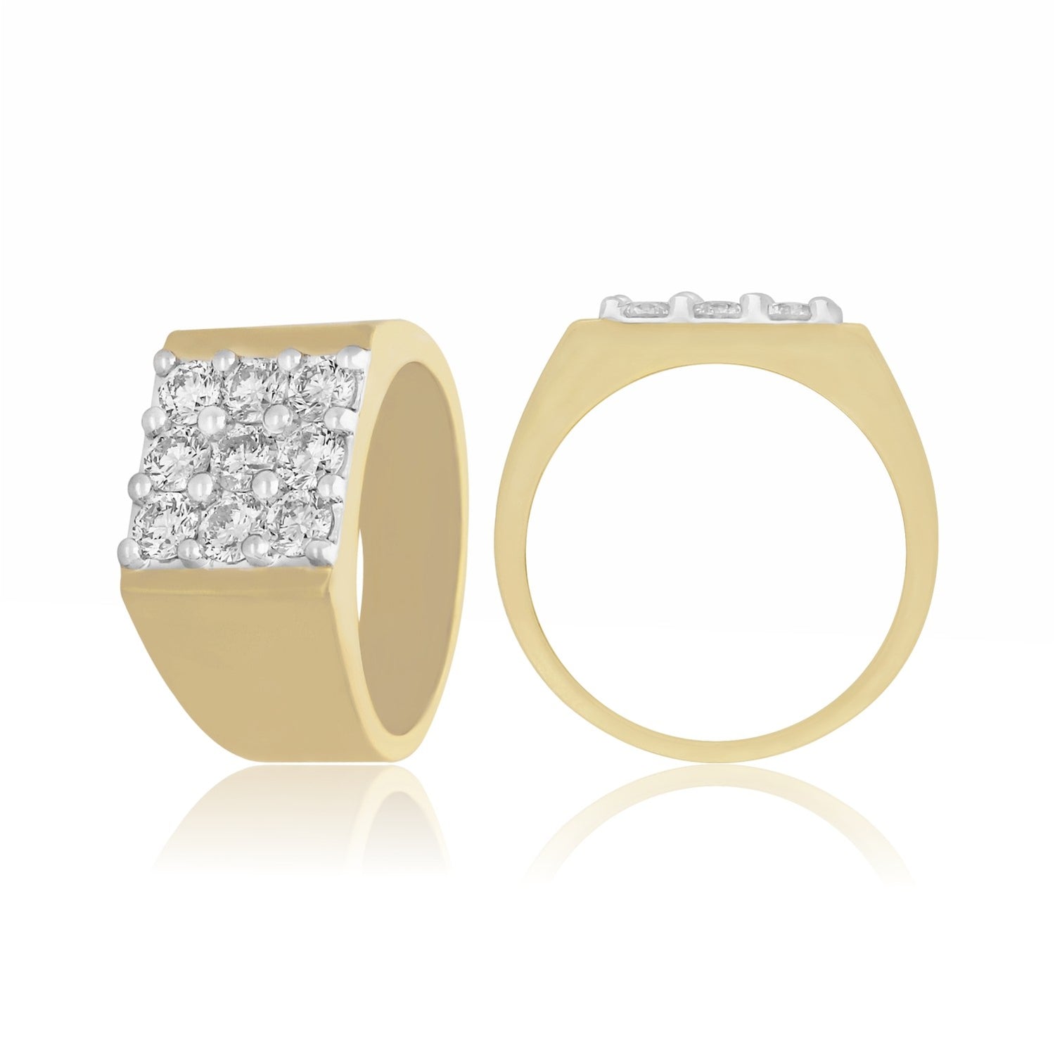 Golden Matrix Lab Grown Diamond Ring