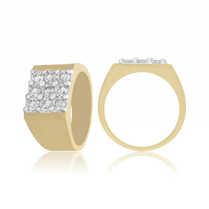 Golden Matrix Lab Grown Diamond Ring