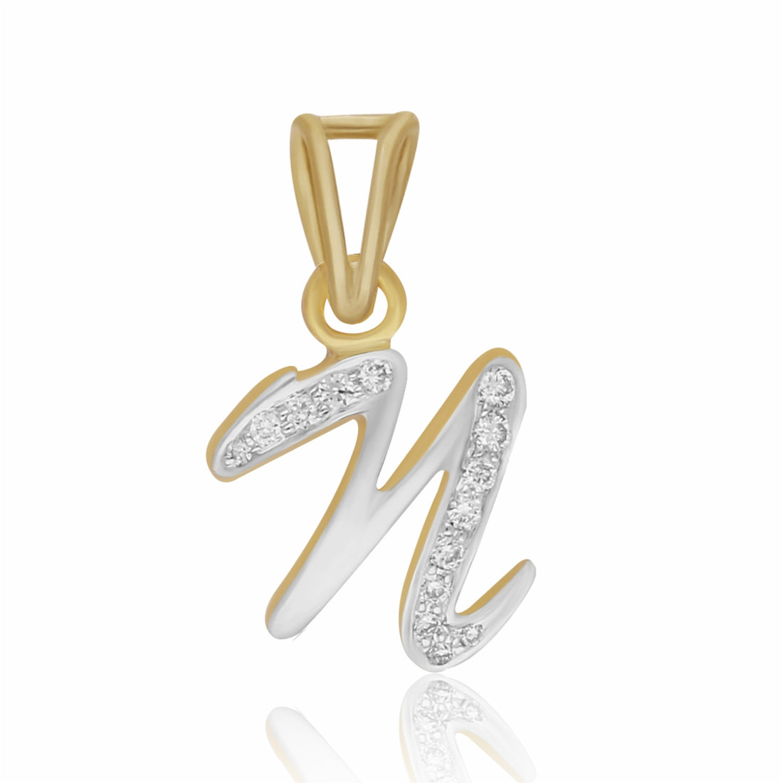 Signature &quot;N&quot; Lab Grown Diamond Pendant