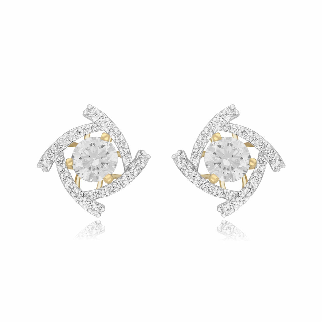 Twirl Brilliance Lab Grown Diamond Earrings