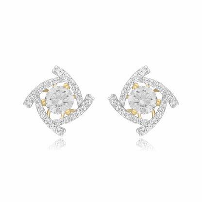 Twirl Brilliance Lab Grown Diamond Earrings