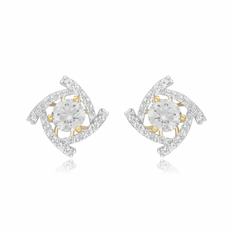 Twirl Brilliance Lab Grown Diamond Earrings