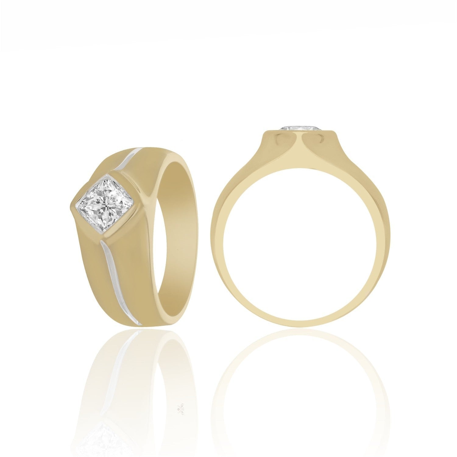 Urban Atlas Solitaire Lab Grown Diamond Ring
