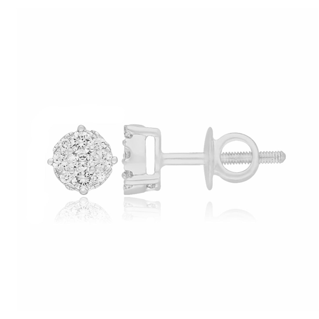 Radiance Lab Grown Diamond Cluster Earrings