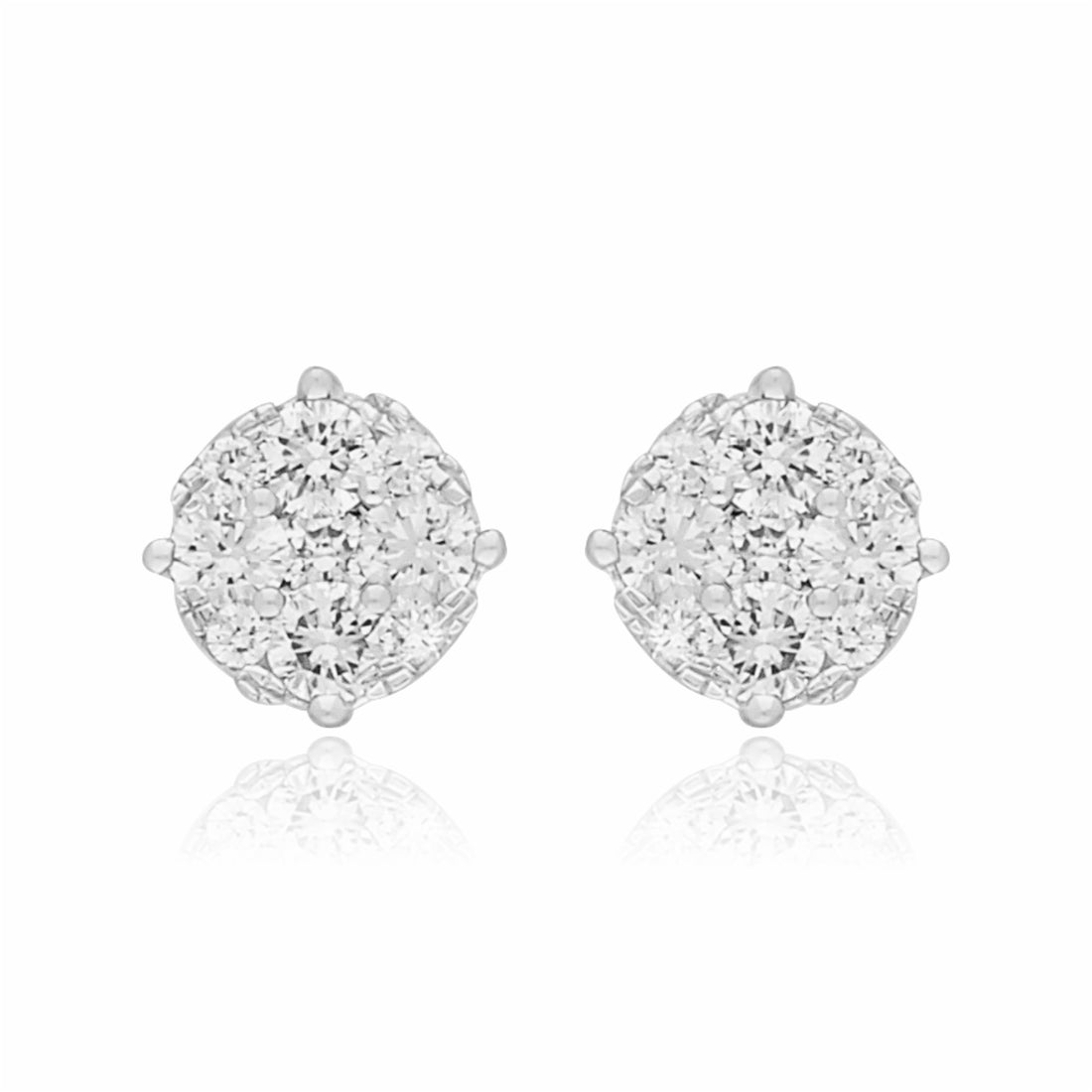 Radiance Lab Grown Diamond Cluster Earrings