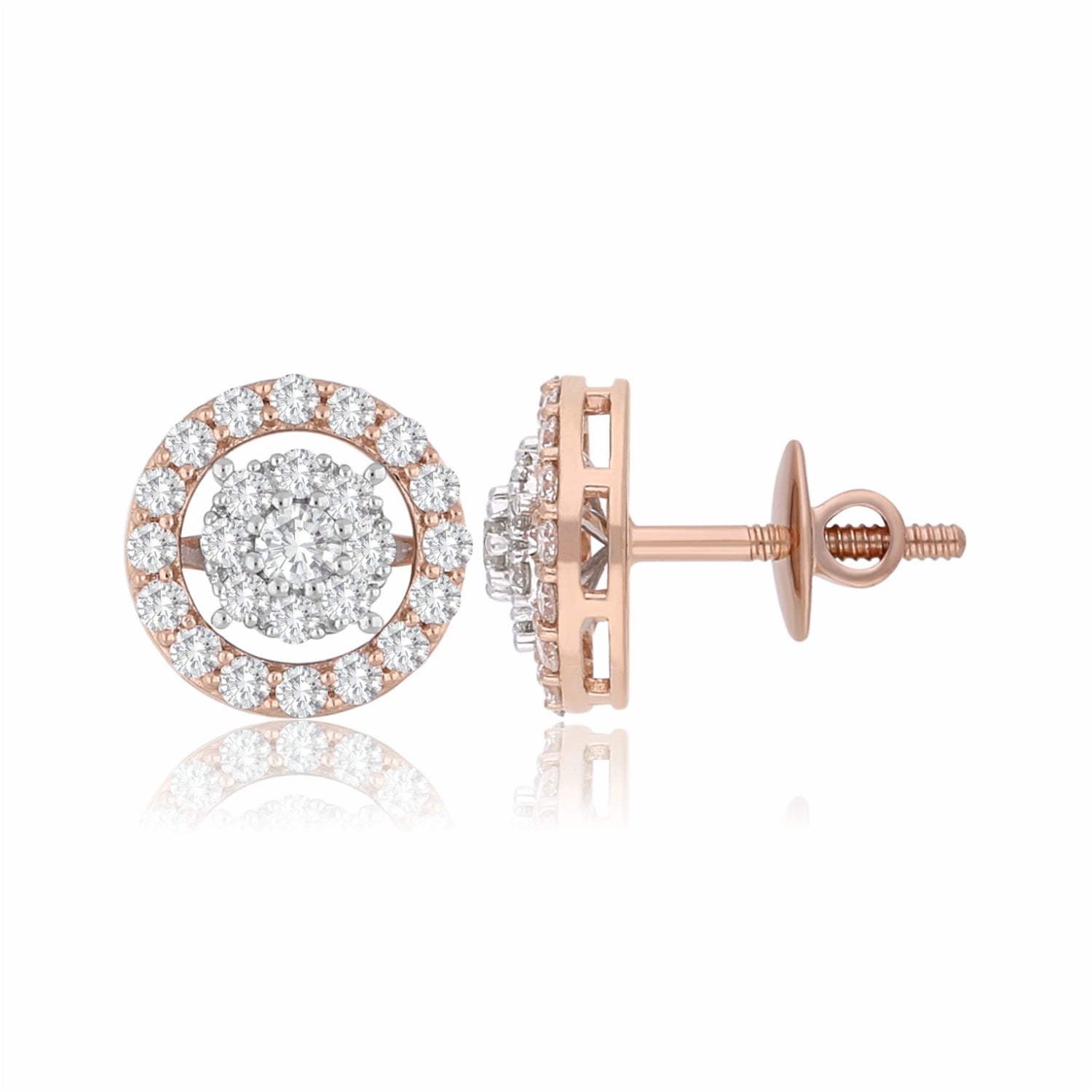 Purity Petal Lab Grown Diamond Drop Earrings