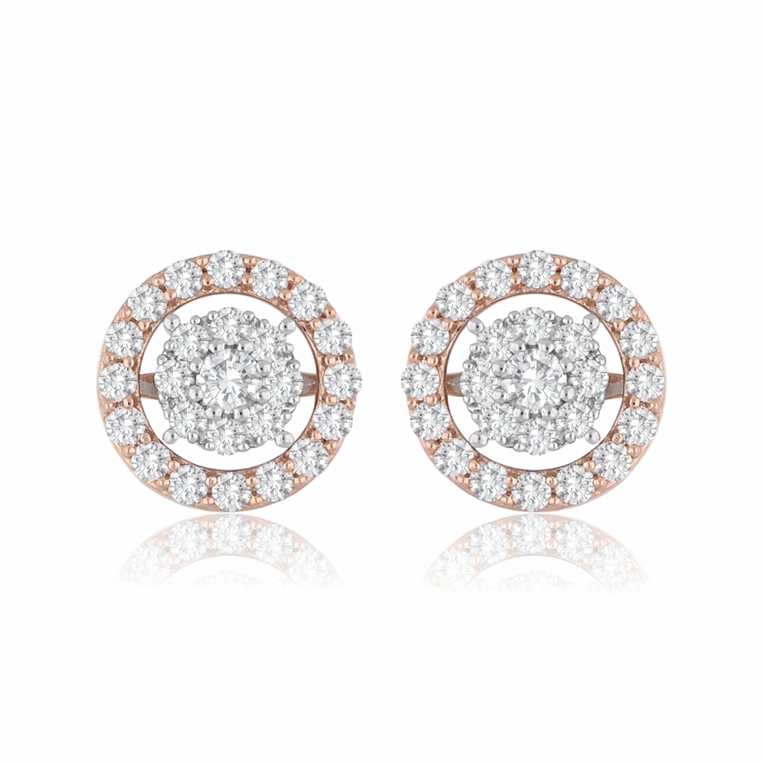 Purity Petal Lab Grown Diamond Drop Earrings