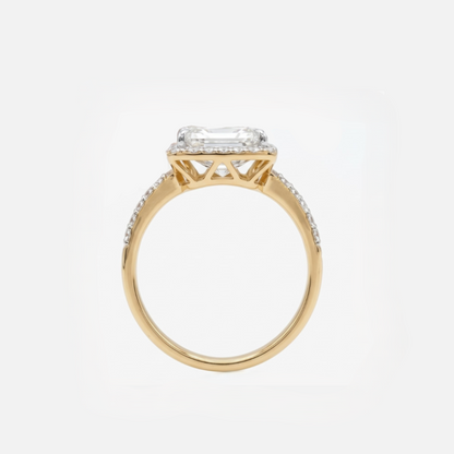 Avelora Twist Solitaire Lab Grown Diamond Ring