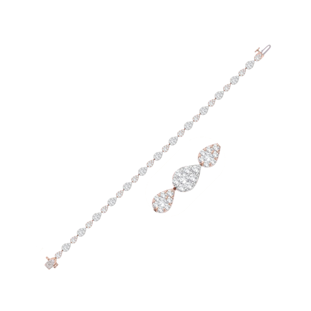 Droplet Lab Grown Diamond Bracelet