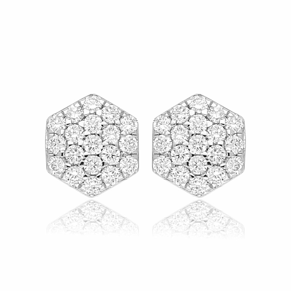 Honeycomb Radiance Lab Grown Diamond Earrings