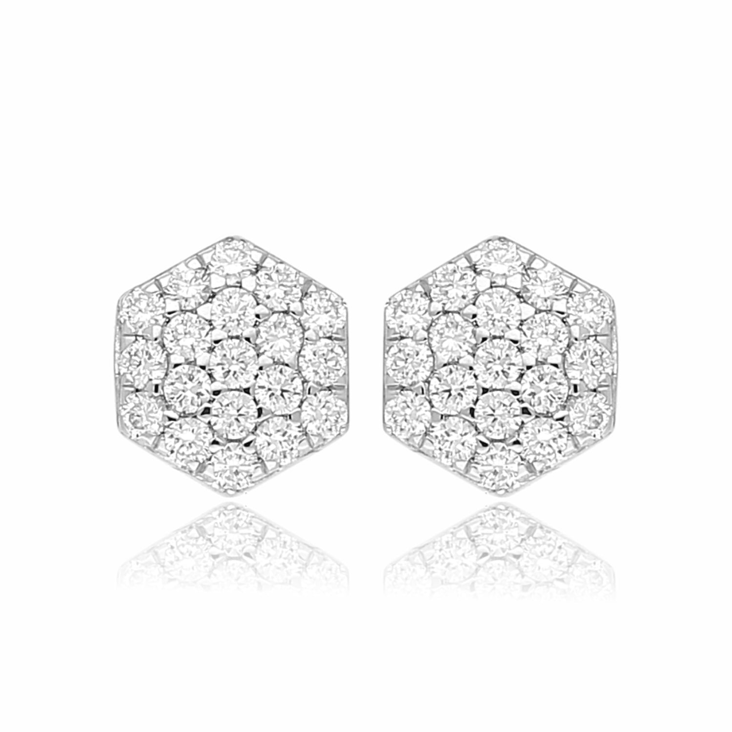 Honeycomb Radiance Lab Grown Diamond Earrings