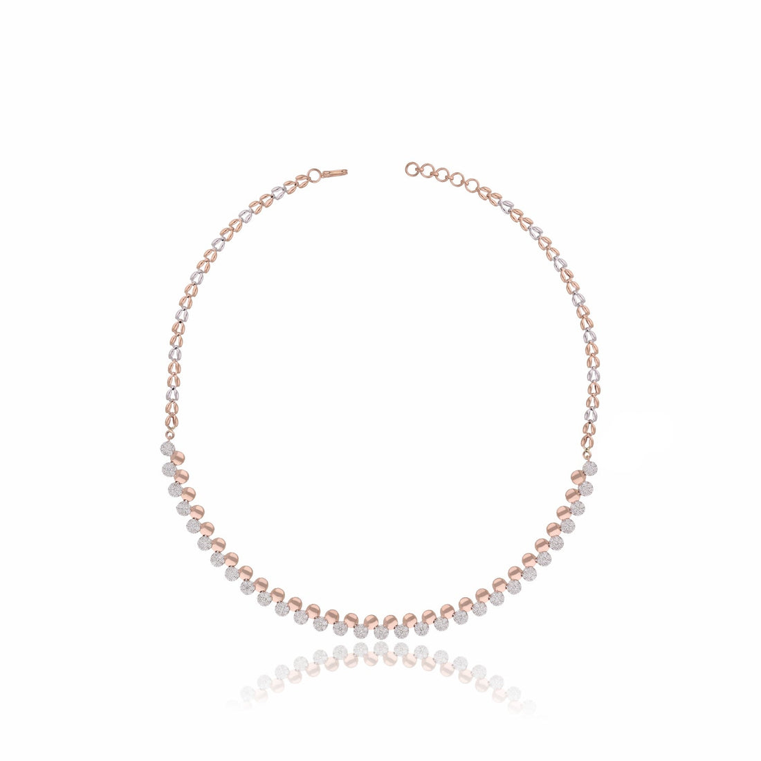 Contemporary Lab Grown Diamond Ball Necklace