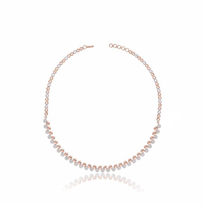 Contemporary Lab Grown Diamond Ball Necklace