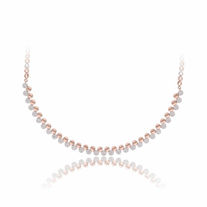 Contemporary Lab Grown Diamond Ball Necklace