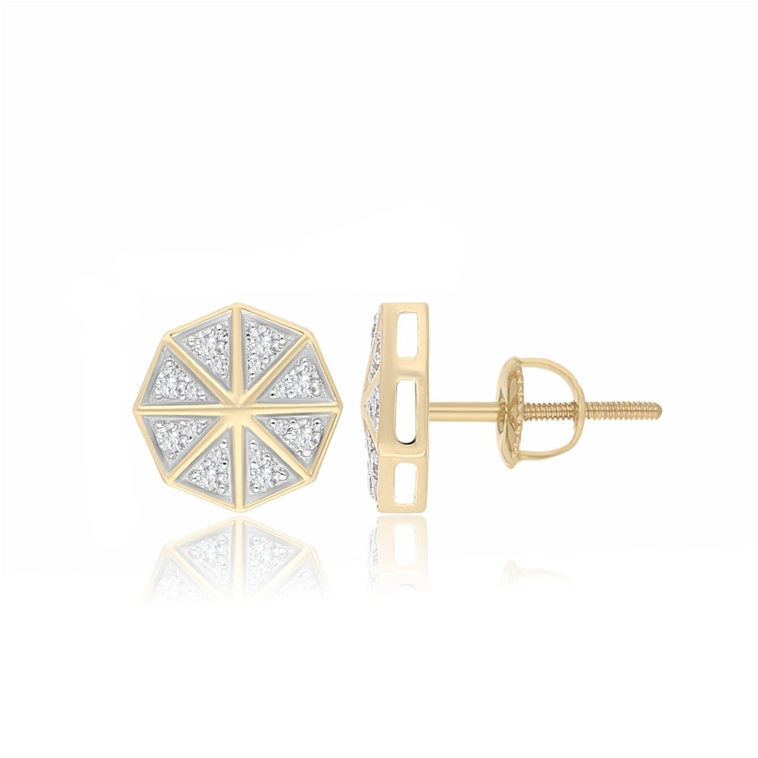 Facet Lab Grown Diamond Earrings