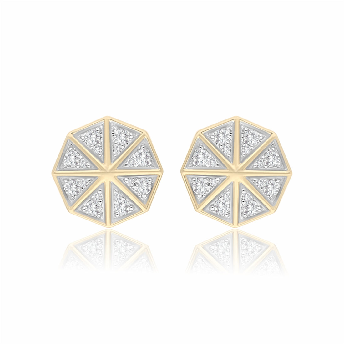 Facet Lab Grown Diamond Earrings