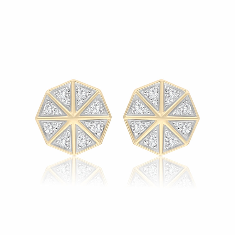 Facet Lab Grown Diamond Earrings