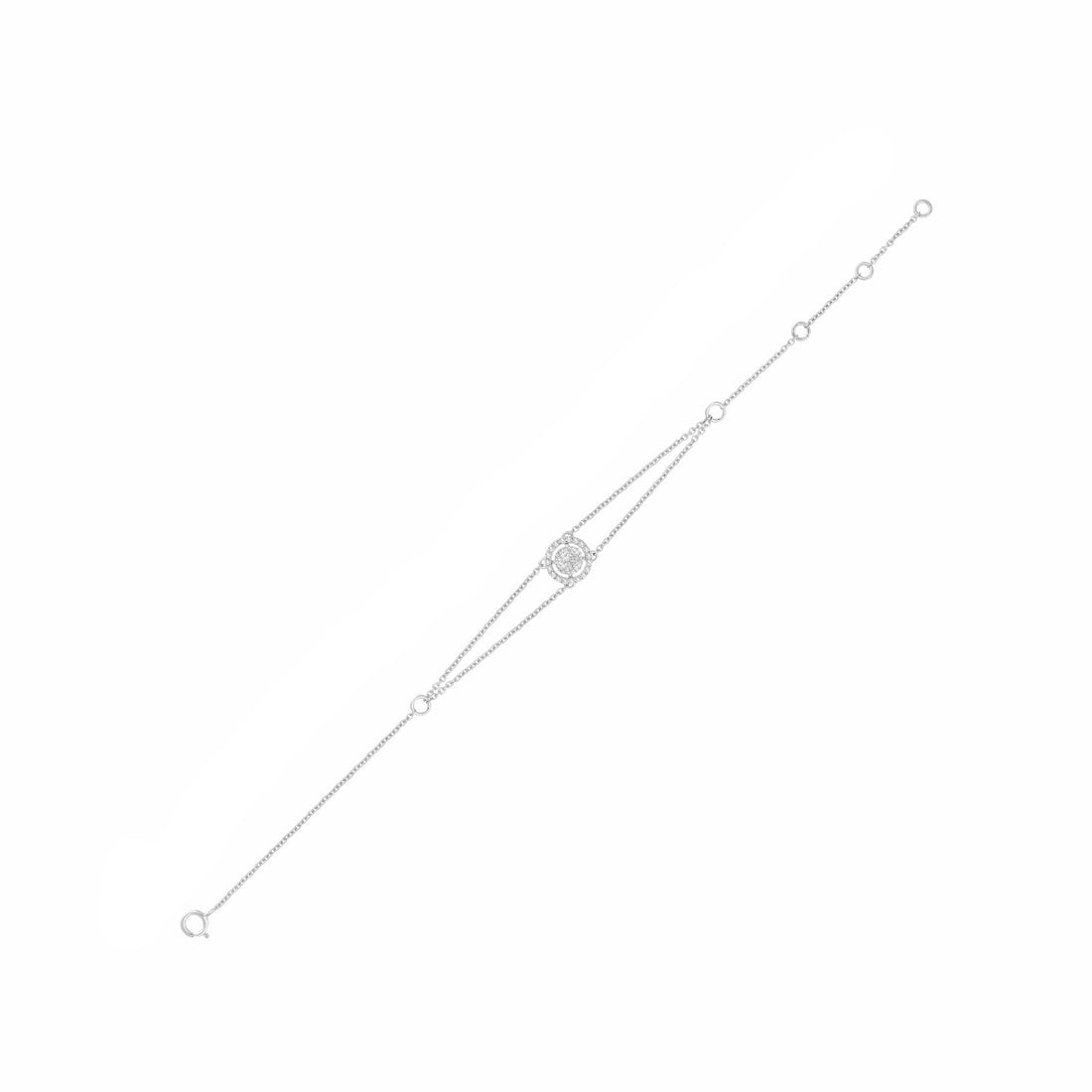Lab Grown Diamond Rosette Bracelet