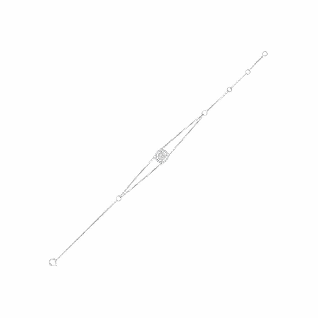 Lab Grown Diamond Rosette Bracelet