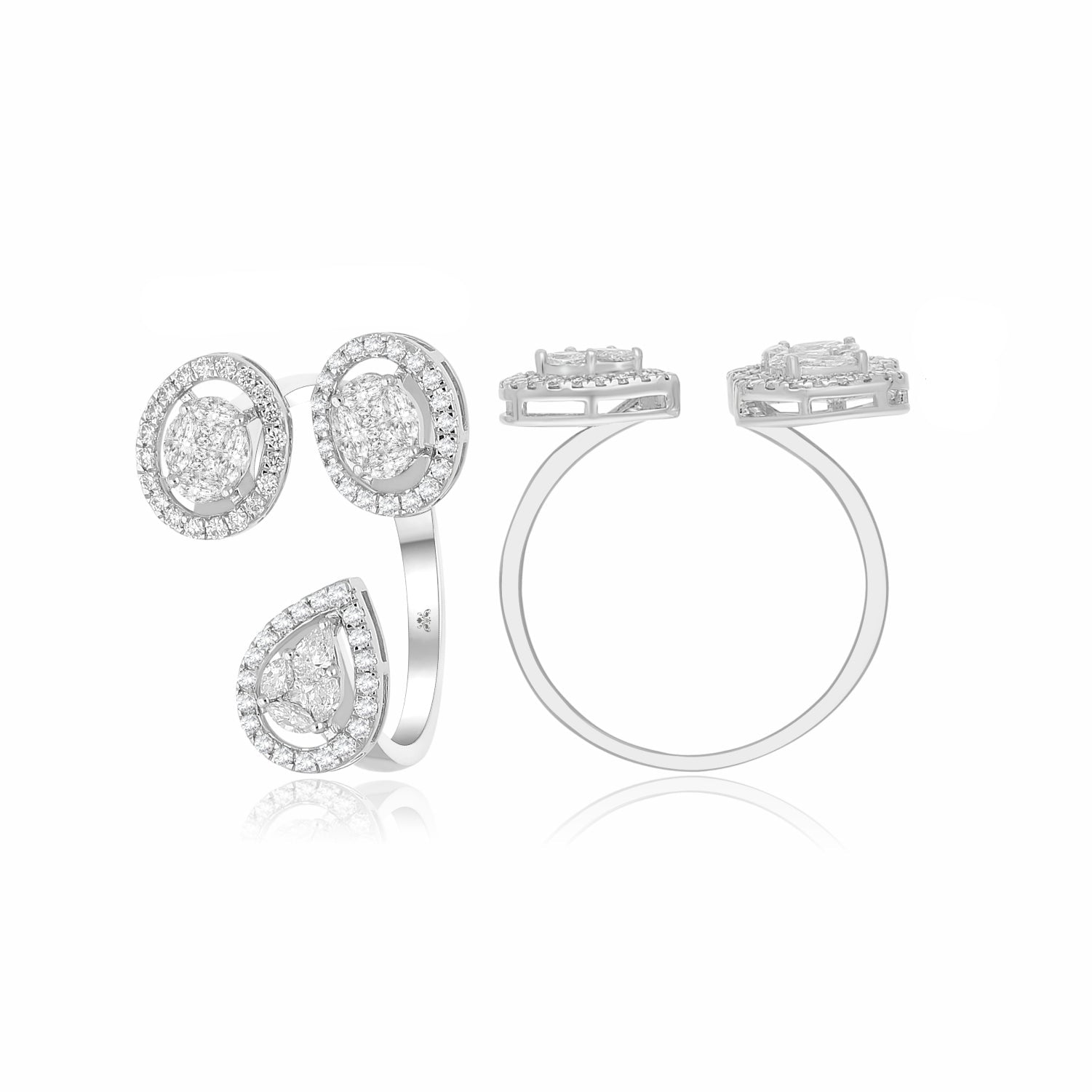 Trinity Radiance Lab Grown Diamond Ring
