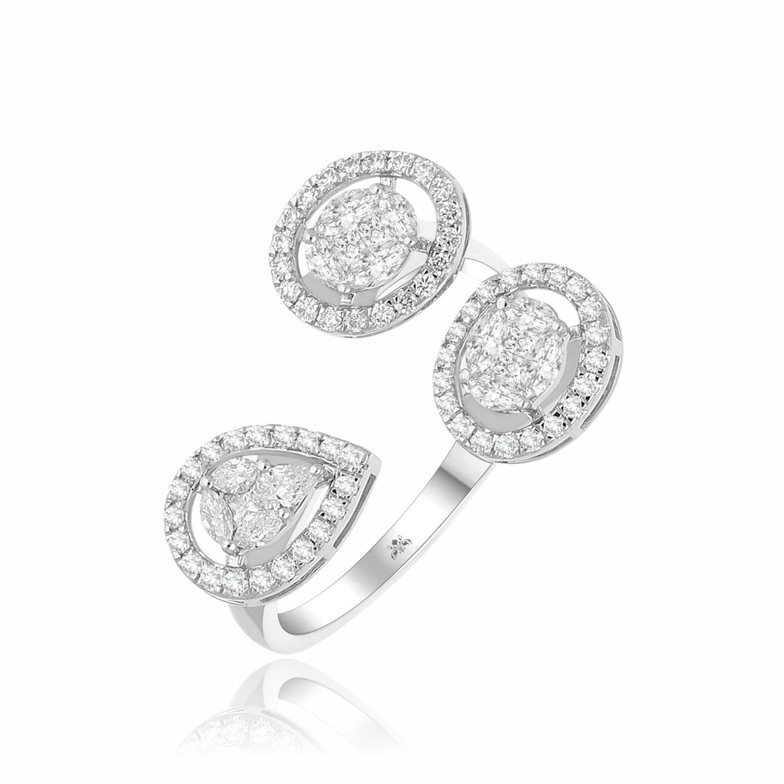 Trinity Radiance Lab Grown Diamond Ring