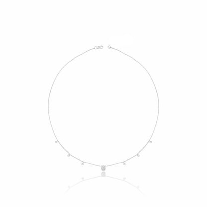 Floating Lab Grown Diamond Necklace