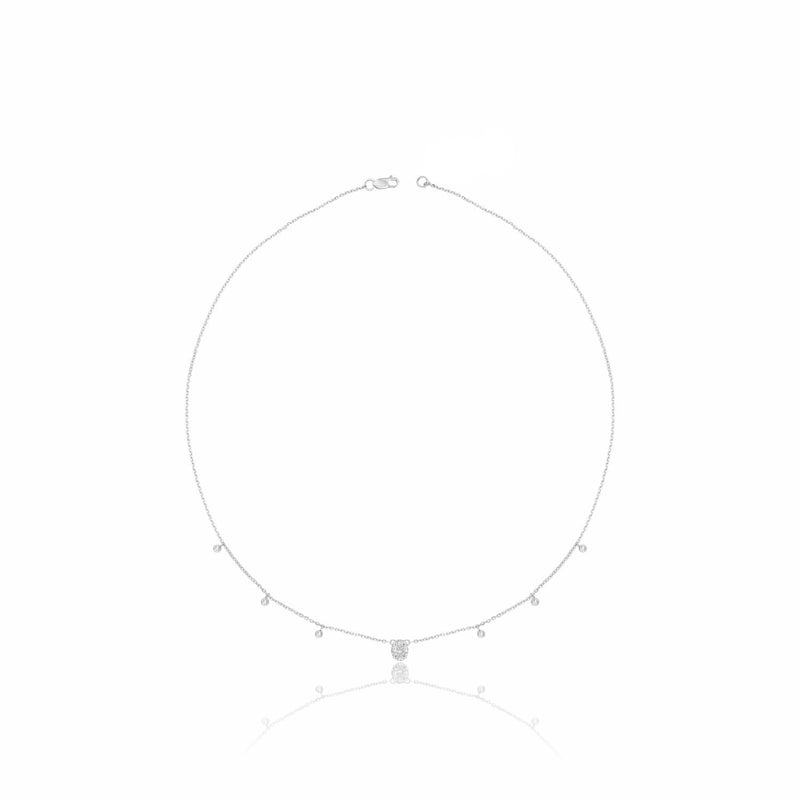 Floating Lab Grown Diamond Necklace