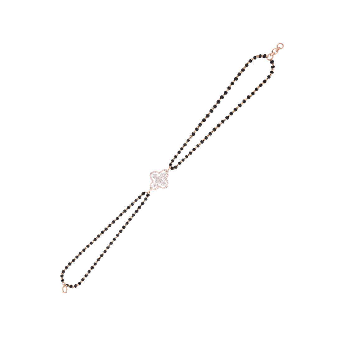 Floral Bloom Lab Grown Diamond Hand Mangalsutra