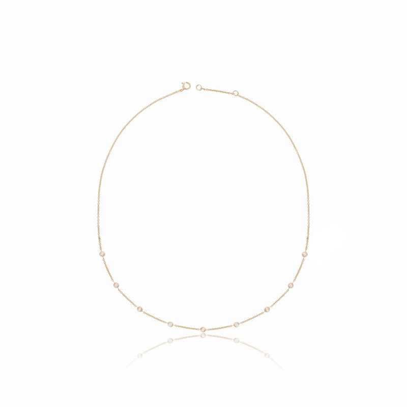 Lab Grown Diamond Station Necklace